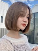 ナチュラルベージュ/まとまるボブ