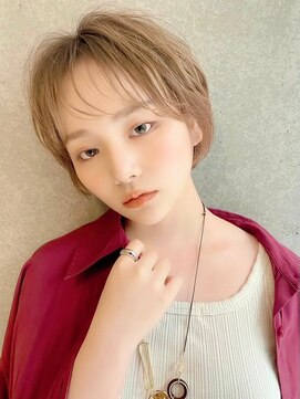 アッシュ 西葛西店(Ash) 大人ショート/ヘルシーレイヤー/似合わせカット/艶髪［西葛西］