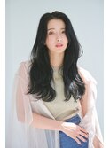 韓国風大人レイヤーブルーブラック