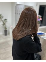 グローブス オモハラ(THE GLOBES OMOHARA)&nbsp;【プレ花嫁】透明感シアーカラー　レイヤーセミディ