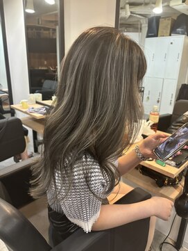 ラフ 難波店(LAFF) #セミディ#シアカラー#ショートヘアー#姫カット#ダークアッシュ