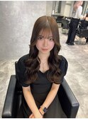 透明感たっぷりくすみカラー