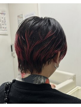 エアー 銀座タワー(AIR) デザインカラー/毛先カラー/エンドカラー/襟足