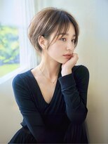 グリッター 仙台中央店(GRITTERs)&nbsp;大人可愛い ひし形ショートボブ 小顔カットヘルシースタイル