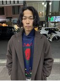 メンズボブ/ボブパーマ/スパイラルパーマ/ロン毛(加藤玲)