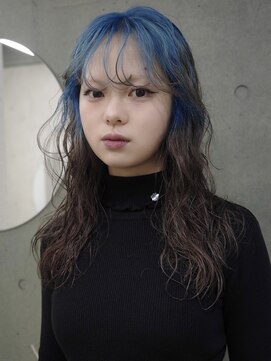 キャロルガーデンズ ボコカ 表参道(Carroll Gardens bococa) ルーツカラー、ブルー
