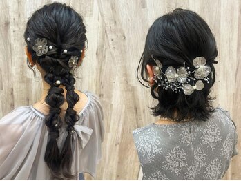 ラカトッカ(LAKA TOCCA)の写真/特別な日を最高のヘアセットで*。結婚式/イベント/女子会/パ-ティ-/デ-ト/卒業式に♪朝8時～早朝料金なし◎