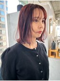 【WAKU】★ダブルカラーピンクレッド