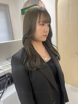 ヌー 栄(nuu)&nbsp;【Mayuno】ブリーチなしダブルカラー/オリーブグレージュ