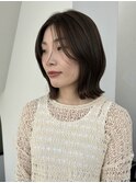 ワンホンボブ　オリーブベージュ　シークレットハイライトカラー
