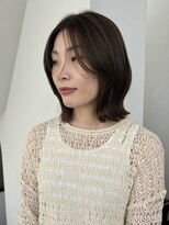 ドロップ(drop)&nbsp;ワンホンボブ　オリーブベージュ　シークレットハイライトカラー