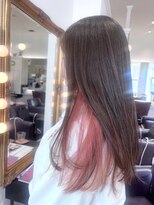 コワファースト  させぼ五番街店(COIFF1RST)&nbsp;インナーカラー×ピンクカラー