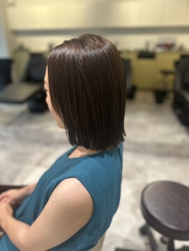 ソイクフ 四条大宮店(SOY-KUFU) レディース20代30代40代◎卵型似合わせカットイメチェン平行ボブ