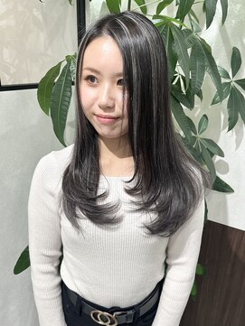 ベルヘアーデザイン 堺東(Belle hair Design) コントラストハイライト/外国人風/レイヤーカット/堺東