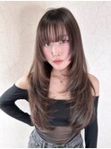 透明感カラー/髪質改善/縮毛矯正/レイヤーカット/ダブルカラー