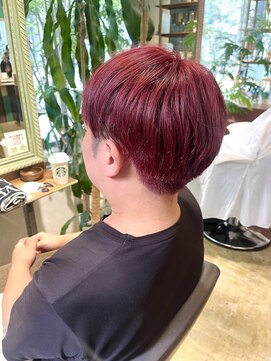 セブンベルベット(7 Velvet) レッドブラウン/ケアブリーチ/チェリーレッド/メンズショート/