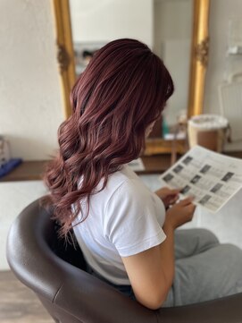 フリーク 石岡店(FREAK) ハイライトカラー【ワインレット系】