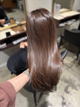 エニー 栄(Any) マロンブラウン×韓国レイヤー