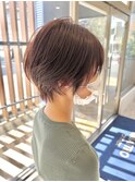 軽やかショートボブ