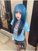 レイヤーウルフカット/デザインカラー