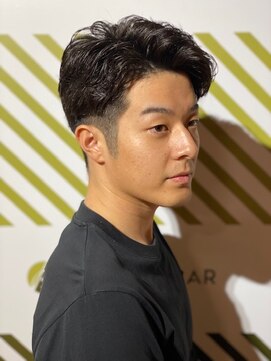 バーバーバー 四谷(BARBER-BAR) ビジネス爽やかゆるフワウェーブスタイル