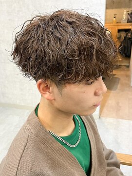 波巻きスパイラル/men's/ツイストスパイラル/メンズパーマ/学割