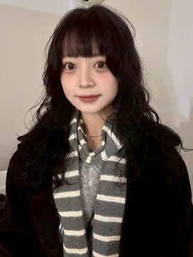 ナービス(NARVIS) ロングパーマ/ゆるふわロング/ダークブラウン