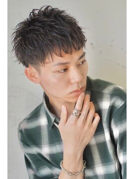 ロミーオム 本厚木(ROMMY. Homme) 刈り上げツーブロック王道マッシュショートメンズヘア
