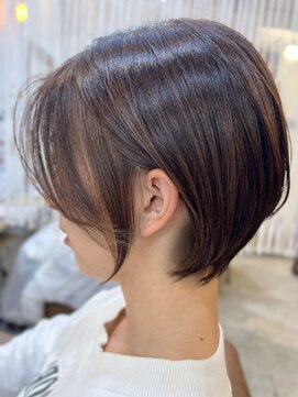 クオリア(QUALIA) くびれハンサムショート×アッシュブラウン/髪質改善 柏