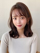 アフロート 錦糸町(AFLOAT)&nbsp;イメチェン/シースルー前髪/ハッシュカット/ウォームベージュ 