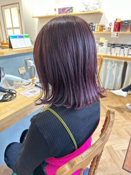 ベルタバイメルク(belta by merc.) 小顔パープルボブ12.19