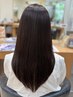 【髪質改善】縮毛矯正ストレート＋髪質改善トリートメント￥15000