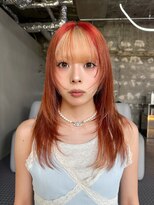 ステップボーンカットオオサカ(STEP BONE CUT OSAKA Via TICK-TOCK)&nbsp;【ステップボーンカット】デザインルーツカラー