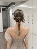 【ライブ・推し活・イベントに♪】韓国風トレンドヘアセット ¥4,400