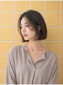 大人韓国ボブ×シースルーバング