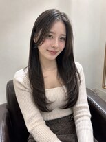 テーラヘアー 南柏店(TELAHAIR)&nbsp;【小顔見え】顔まわりレイヤー×美髪ロング
