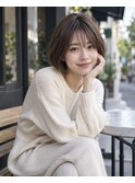 ショートボブ髪型20代30代40代50代前髪あり前髪なし面長丸顔亀有