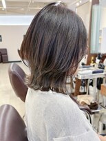 キアラ(Kchiara)&nbsp;白髪染め透明感オリーブカラー×くびれボブ【福岡Kchiara奥野