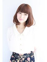 エフ 心斎橋(F a firm faith) 暖色系カラー/内巻きワンカール/ボブショート