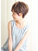 大人可愛い横顔ショート☆