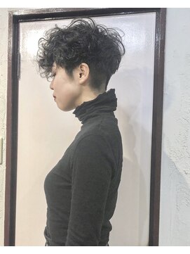 ヘアーアンドアトリエ マール(Hair&Atelier Marl) 【Marl】刈り上げショートのパーマスタイル♪