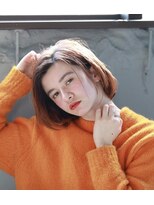 ラべリー 池袋(LOVELEY)&nbsp;ナチュラルボブ　ヘアカラー　【池袋】