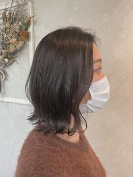 シェノン(Chainon.) 〈Chainon.〉切りっぱなし×オリーブグレージュ◎