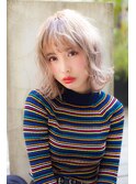 ハイトーングレージュ×外ハネストリートミディ【arts調布】