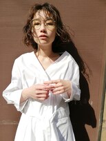 フロート 小阪店(float) ショコラブラウン_マロンベージュ Aラインボブ かきあげ