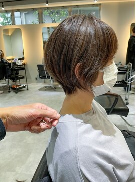 サロンドミルク 新百合ヶ丘店(salon de MiLK) 脱白髪染めハイライト　白髪活かし　[新百合ヶ丘]