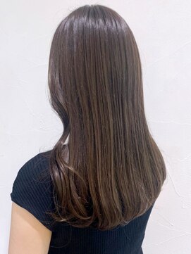 アルバム 新宿(ALBUM SHINJUKU) アッシュベージュ_くびれヘアビタミンカラー_ba341951