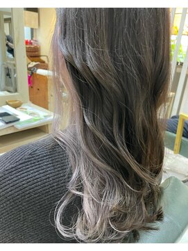 アクト(ACT) ラベンダーシルバー×グレージュ　インナーカラー