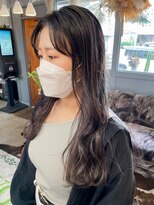 ユイマァル 倉敷店(YUIMARL)&nbsp;バレイヤージュ×ラベンダーグレー