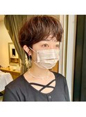 パーマショート20代/30代/40代ショートボブ